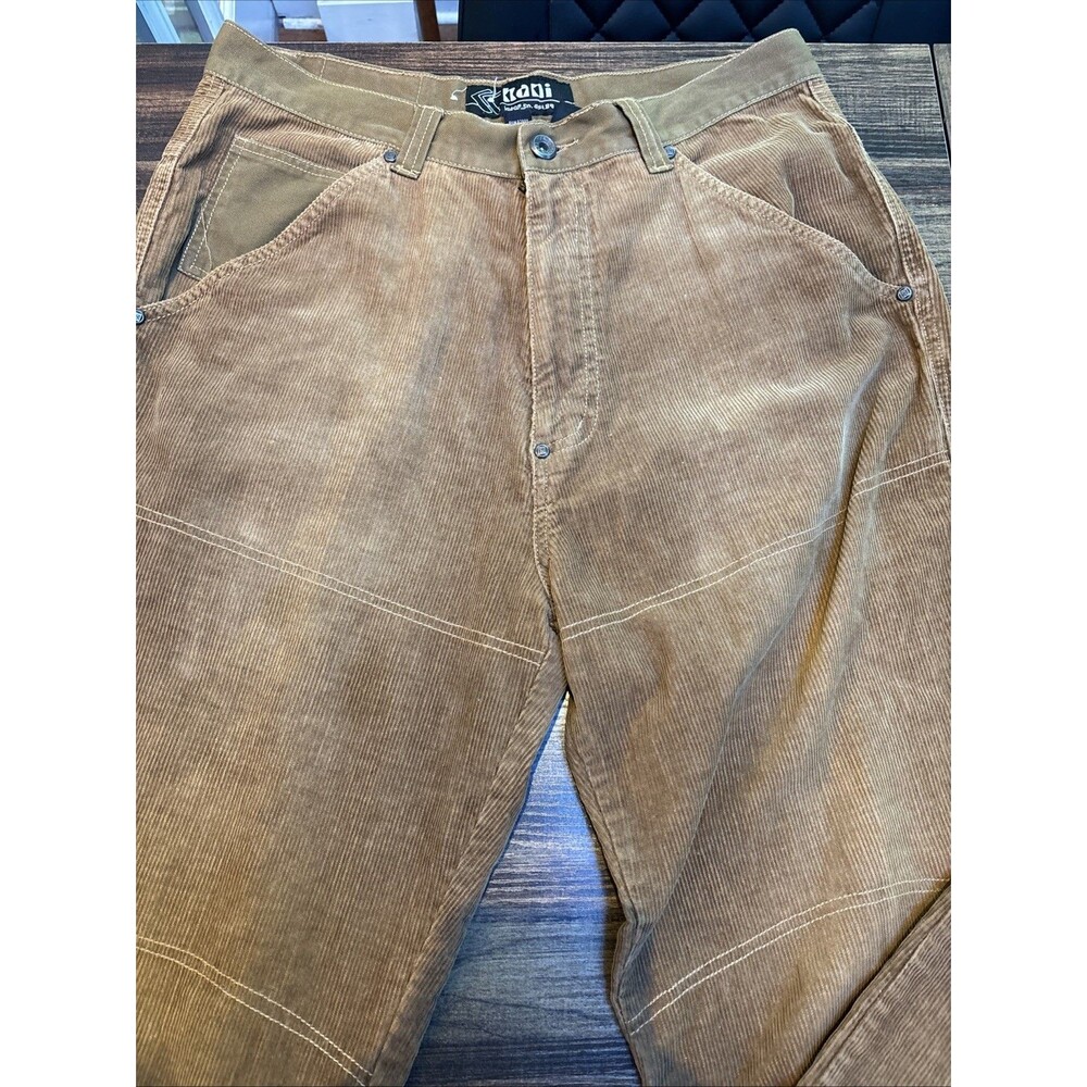 Kani JEANS CO Corduroy Carpenter Cargo Pant Trouser 34 x 33 Streetwear